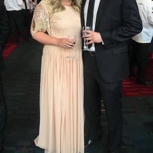 Women's Beaded Formal Dress - Size 16